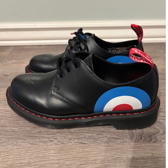 Dr. Martens X Collab The Who 1461 Black Target Oxford - Picture 1 of 7